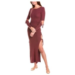NWT 27 Miles MalibuRibbed Wool-Blend Maxi Dress Medium